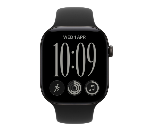 Apple Watch 12 46/Czarny Alu/Czarny Pasek S/M 5G - 1594070 - zdjęcie 2